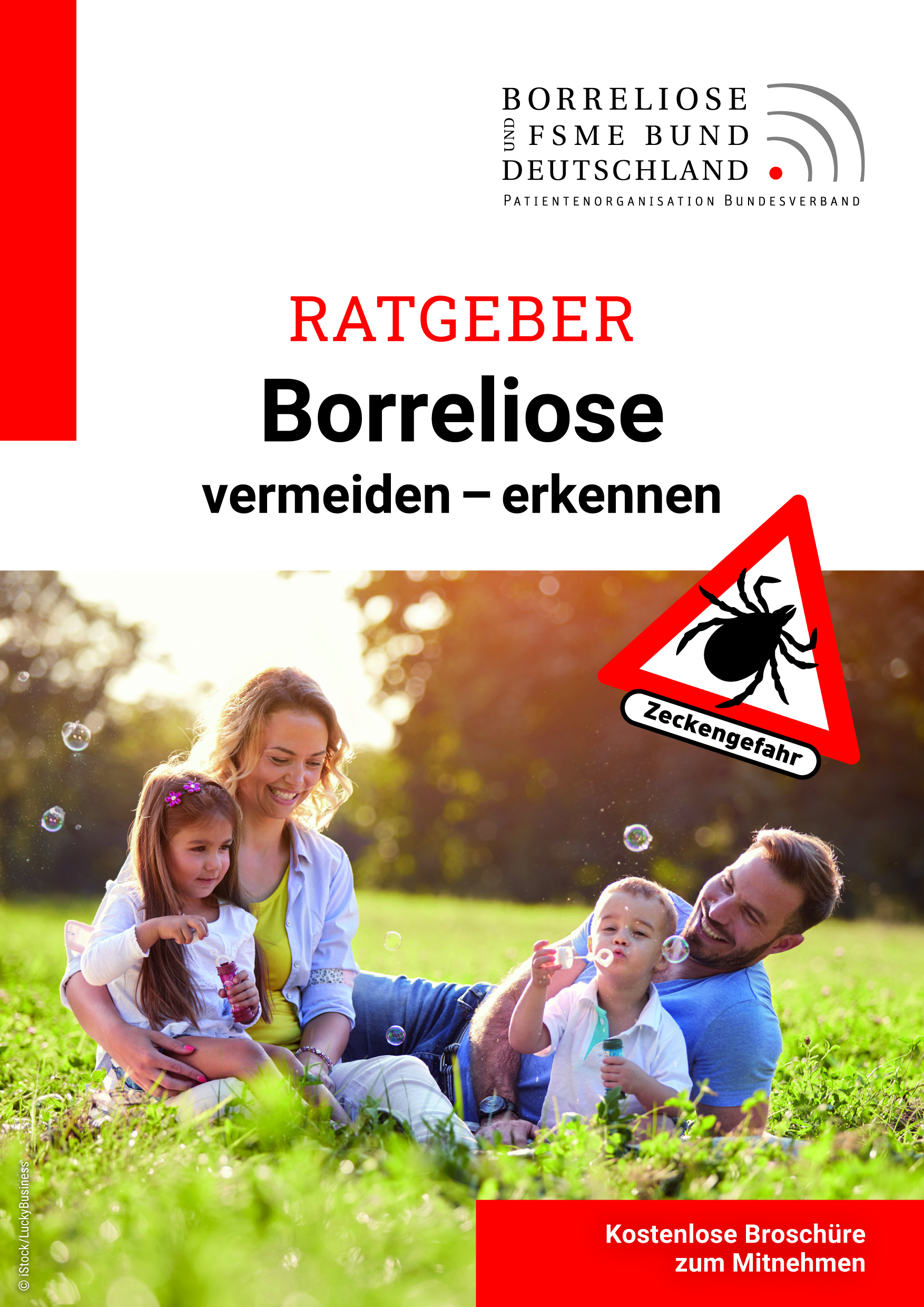 Cover einer Broschüre über Borreliose
